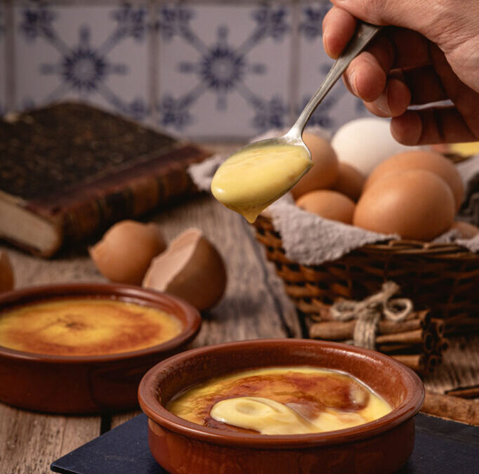 Leite Creme de Chícharo aromatizado com Pólen e Lúcia Lima